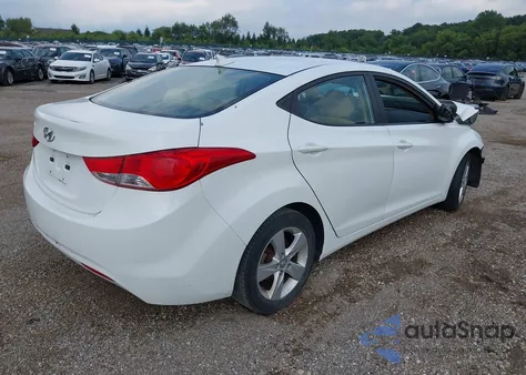 2013 Hyundai Elantra Gls from USA, damaged, VIN 5NPDH4AE6DH357767
